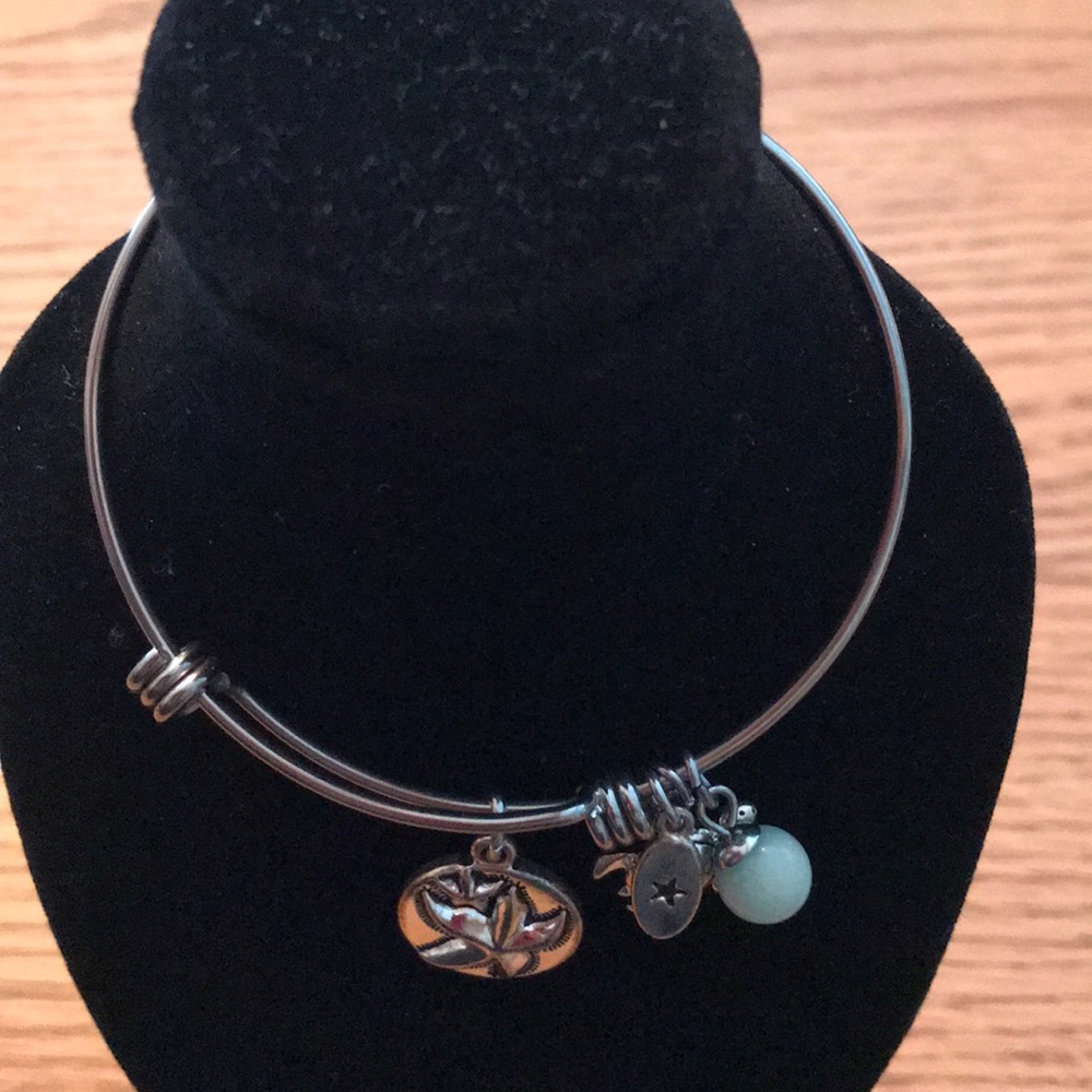 Unwritten bracelet from Macy’s with three charms
